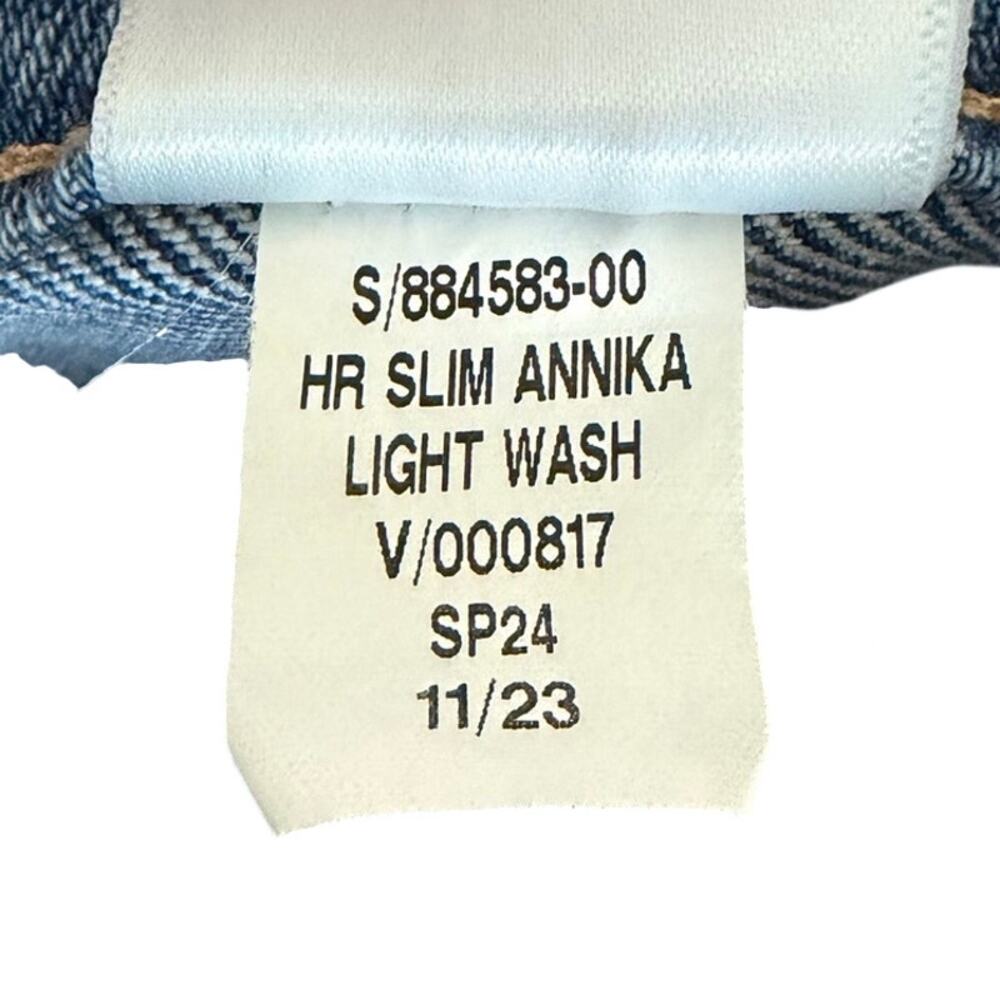 Banana Republic Light Wash High-Rise Slim Annika Jeans Size 27 - Picture 3 of 8